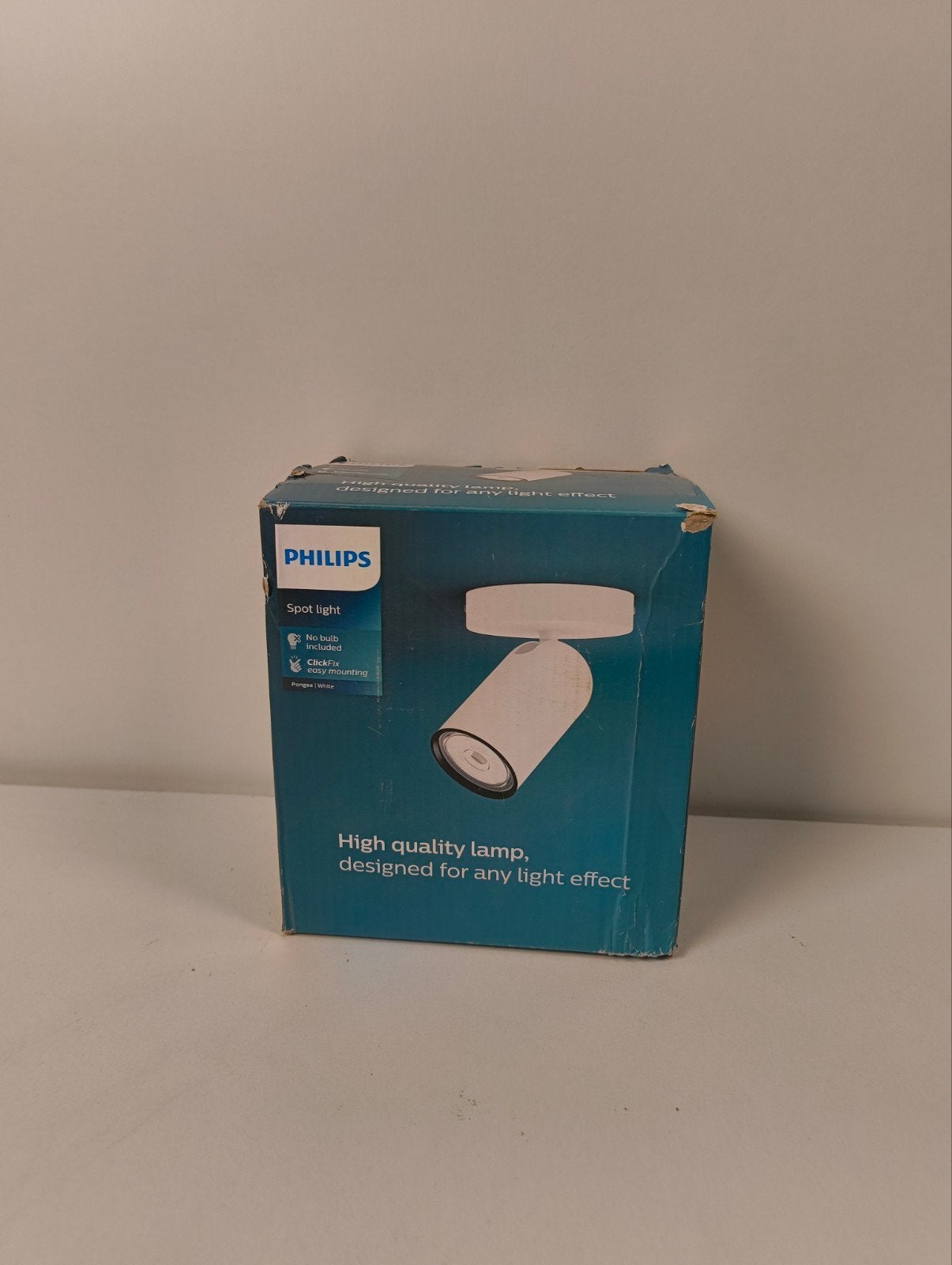 Philips Pongee LED Spot Light - Wit, Nieuw in Doos, GU10, Philips, Nieuw, Ophalen of Verzenden