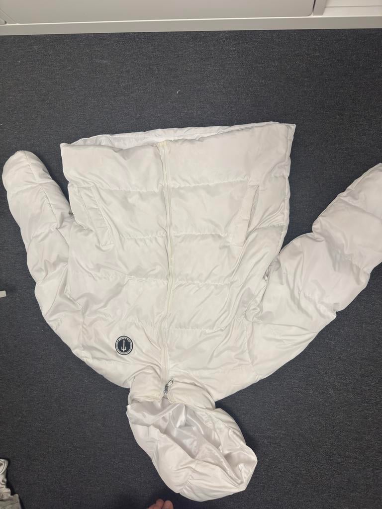 Witte Trapstar winterjas, Ophalen of Verzenden, Gedragen, Maat 42/44 (L), Wit