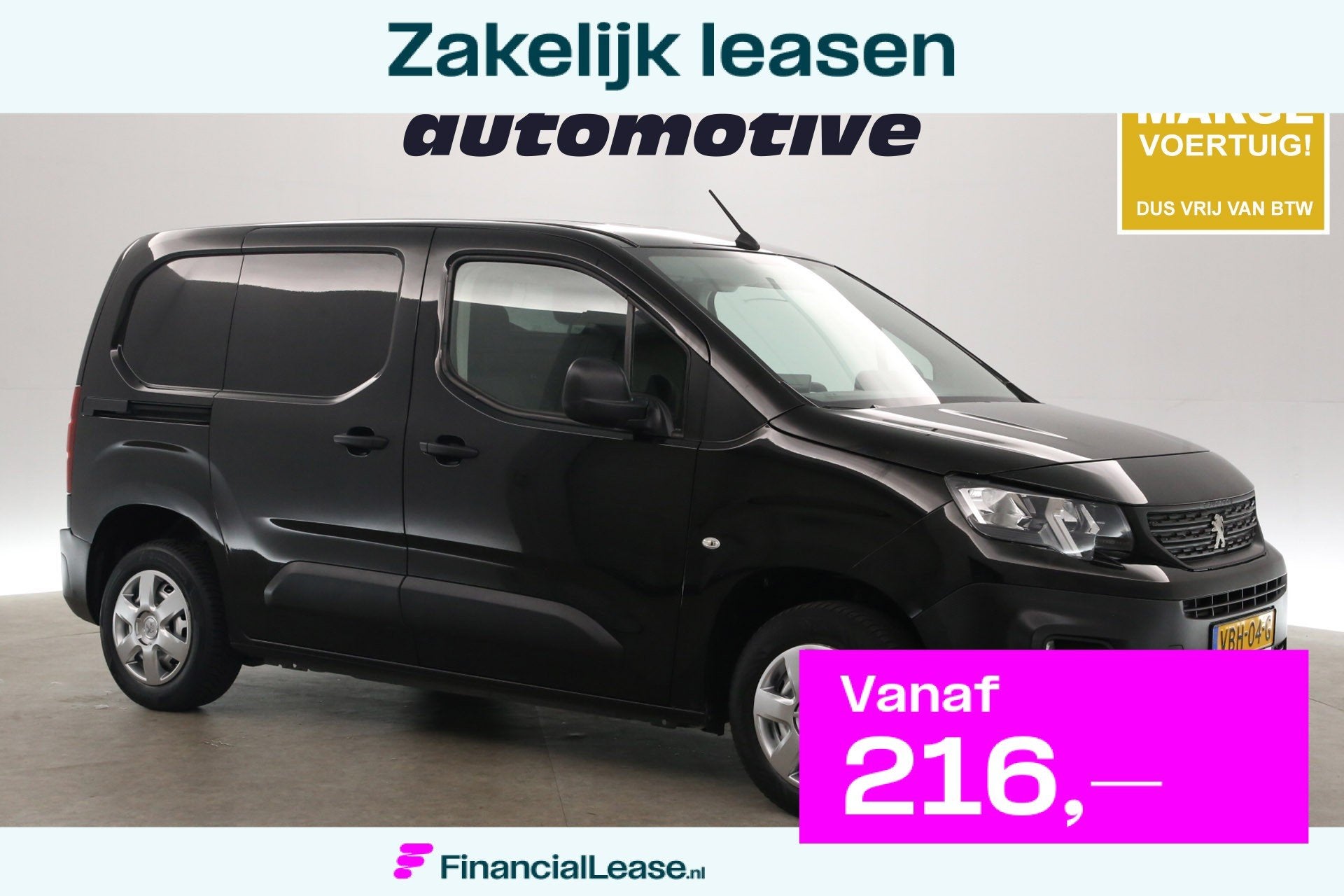 Peugeot Partner 1.5 BlueHDI Premium | Marge | Airco | Cruise, Voorwielaandrijving, Stof, Gebruikt, 4 cilinders