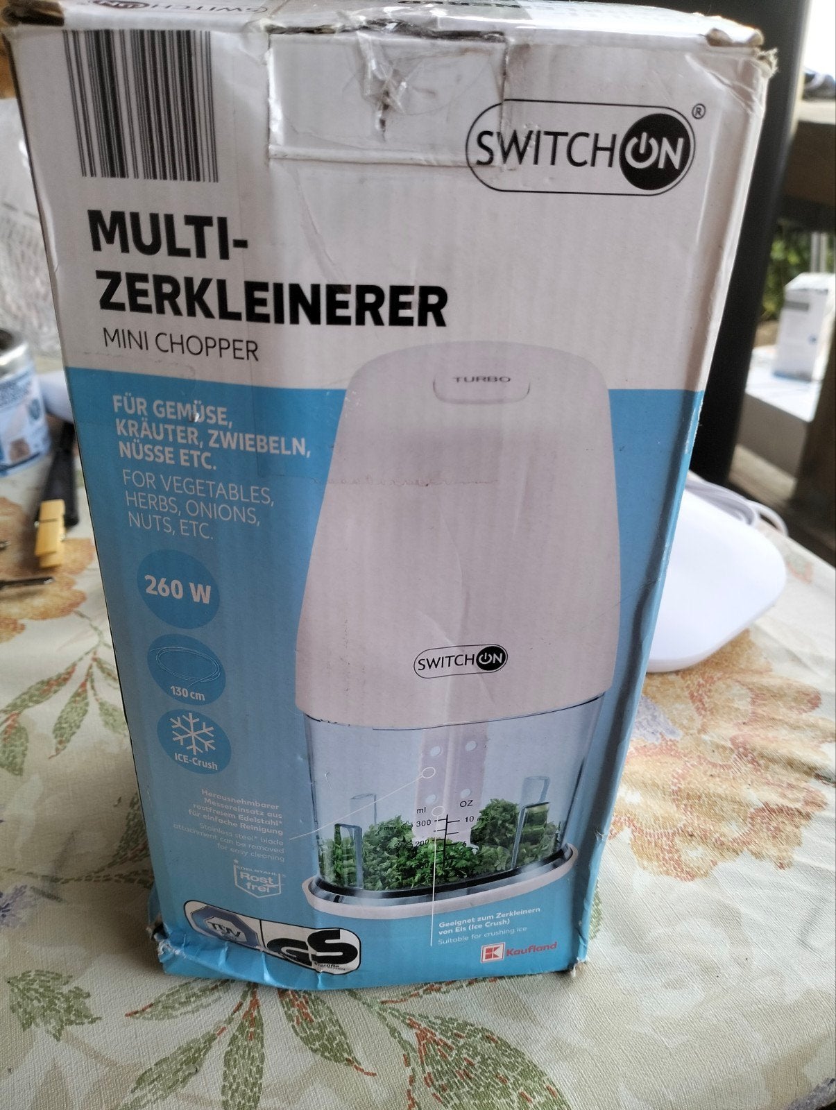 SWITCH ON Multi-Zerkleinerer Mini Chopper 260W, Ophalen of Verzenden, Nieuw