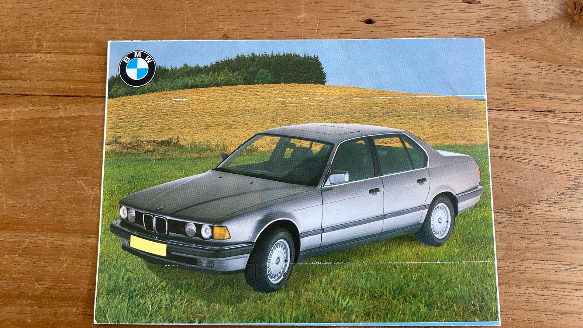 Ansichtkaart BMW 730i, Ophalen of Verzenden, Gelopen, Voertuig