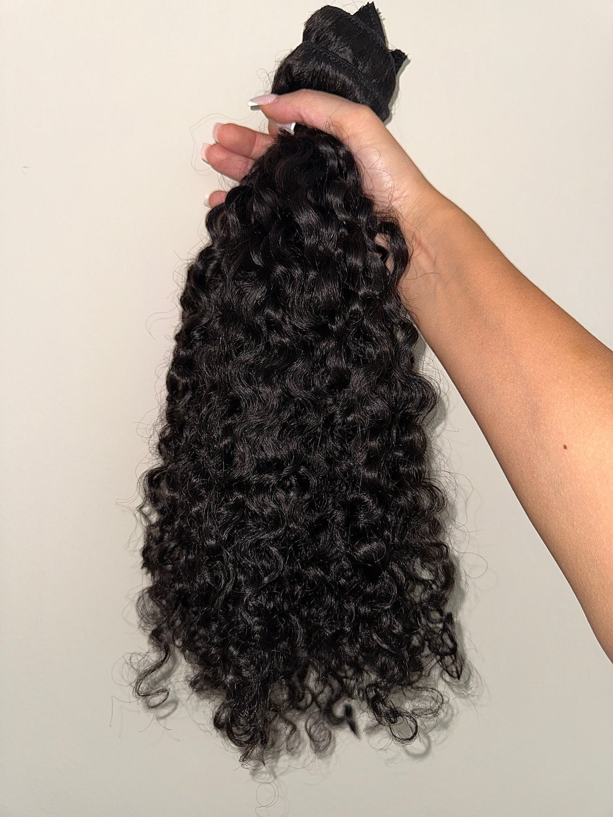 Virgin Human Hair Clip-in Extensions –Deep Wave 220g,22 inch, Sieraden, Tassen en Uiterlijk, Uiterlijk | Haarverzorging, Verzenden