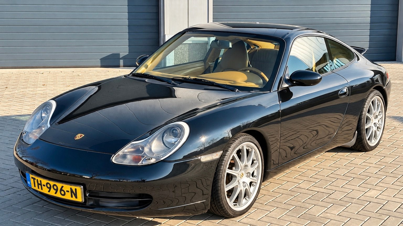 ‼️PORSCHE 911 3.4 CARRERA 4WD 4X4 300PK 4 COUPE YOUNGTIMER‼️, Auto's, Automaat, Beige, 4 stoelen, Leder