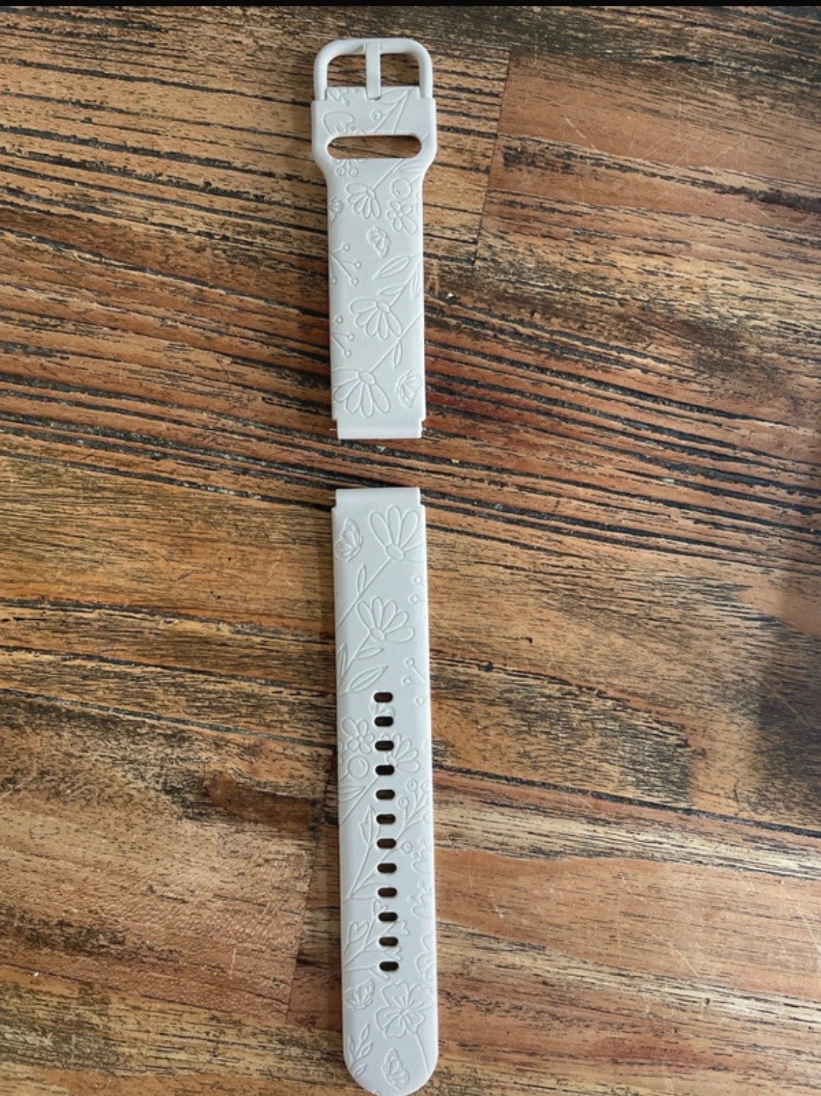 Garmin Vivoactive 4S bandje 18mm beige met bloemenprint, Ophalen of Verzenden, Nieuw
