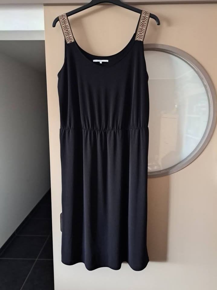 Xandres X-line, zwarte jurk, zgan, XL, Kleding | Dames, Jurken, Zwart, Maat 46/48 (XL) of groter, Ophalen of Verzenden, Zo goed als nieuw