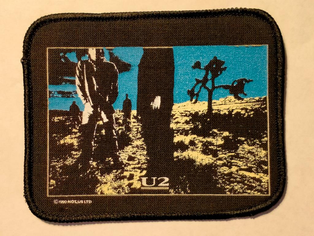 U2 Joshua Tree vintage 1990 patch muziek embleem kleding, Ophalen of Verzenden, Nieuw, Kleding