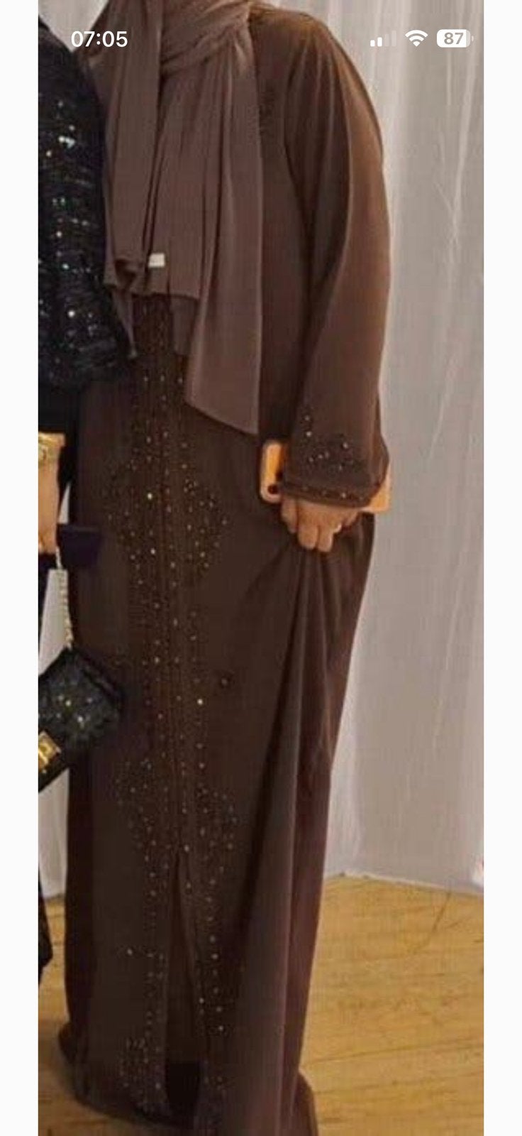 Merrachi/ Kaftan/ Caftan/ Takchita/ Hijab, Kleding | Dames, Maat 38/40 (M), Overige typen, Bruin, Ophalen of Verzenden