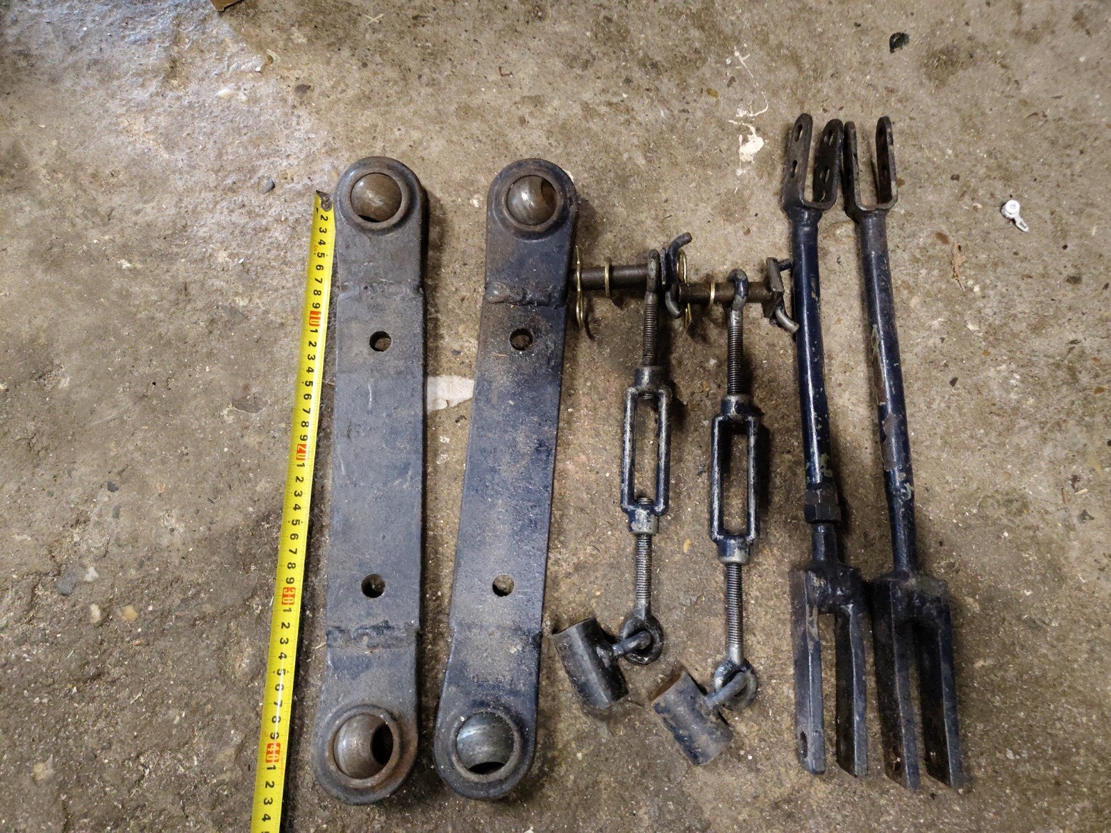 Hefset korte armen voor mini tractor - kogelafstand 40cm, Ophalen