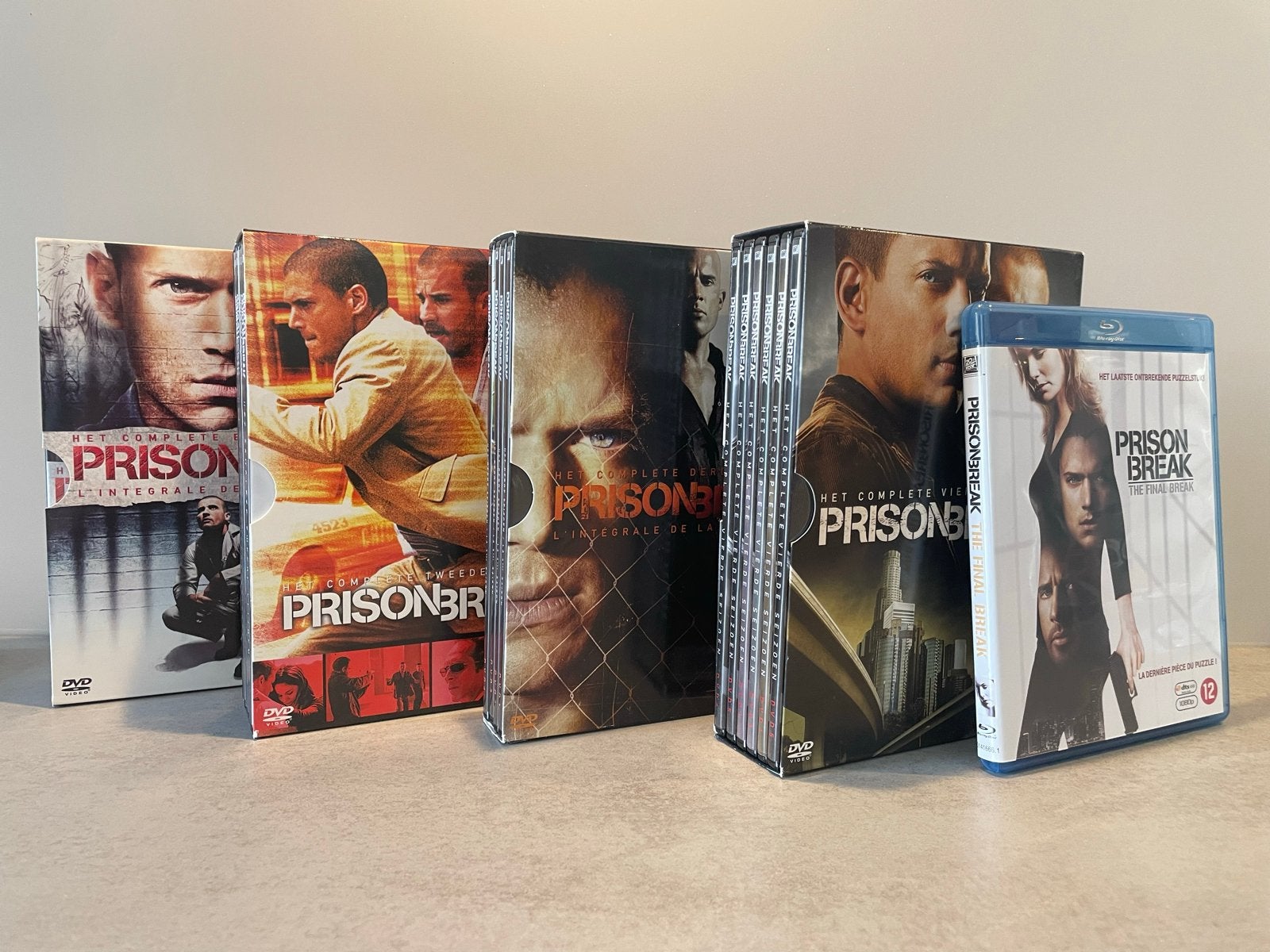 Prison Break Complete Serie DVD Boxen + The Final Break Blu-, Engels, Nederlands, Ophalen of Verzenden, Zo goed als nieuw