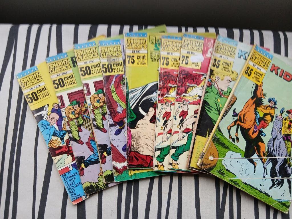 div Sheriff classics comics, Boeken, Gelezen, Europa, Ophalen of Verzenden, Meerdere comics