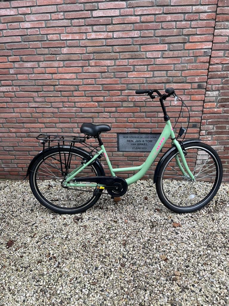 Altec Belle fiets 26 inch kleur groen, Minder dan 47 cm, Ophalen, Zo goed als nieuw, Terugtraprem