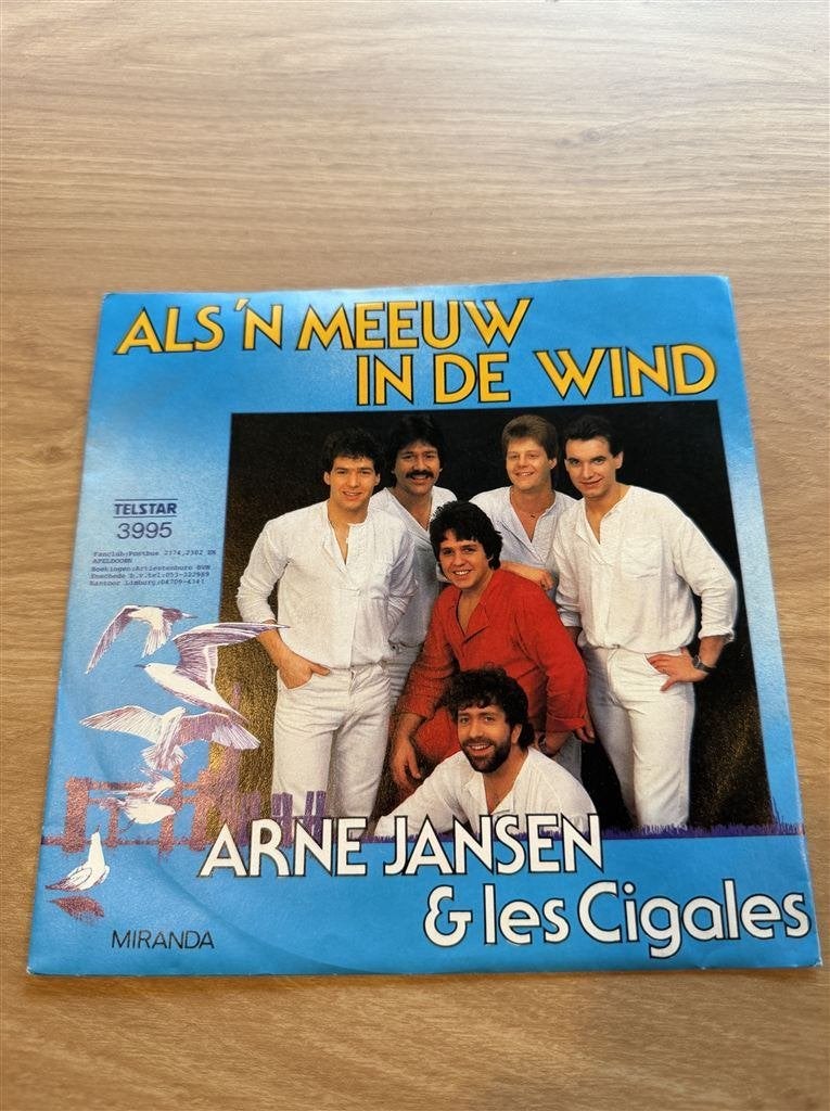 Arne Jansen & Les Cigales - Als \'n meeuw in de wind, Ophalen of Verzenden, Zo goed als nieuw, Nederlandstalig