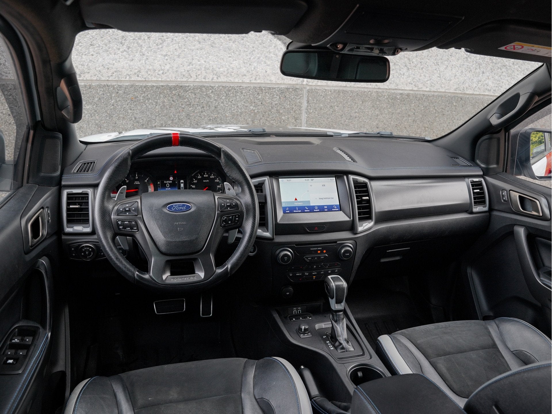 Ford Ranger 2.0 EcoBlue Raptor | 5 zitplaatsen! | Grijs kent, Auto's, Ford, Automaat, Gebruikt, 4 cilinders, Wit