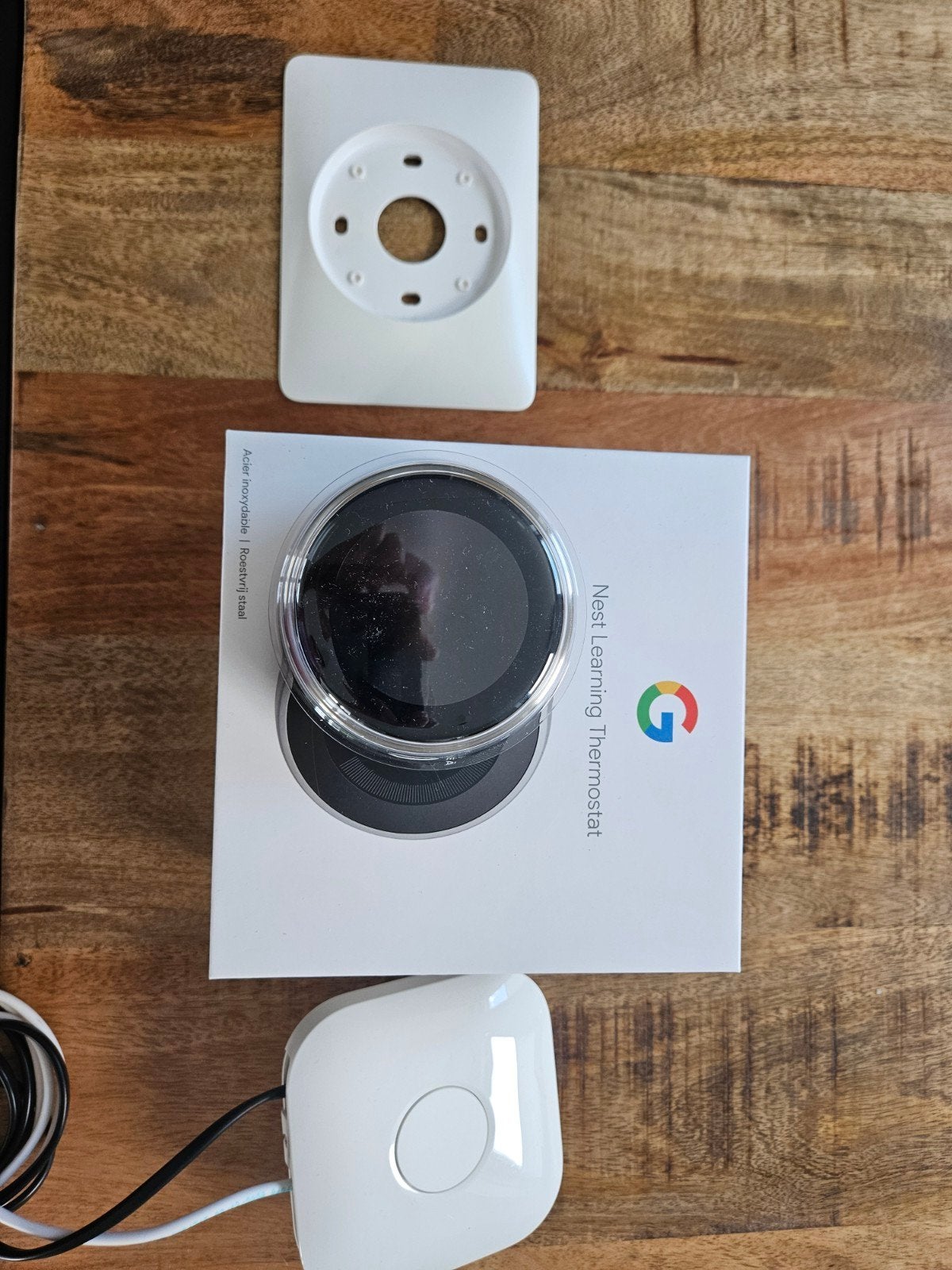 Google Nest Thermostaat 3e Generatie - Zo goed als nieuw, Ophalen, Slimme thermostaat, Zo goed als nieuw