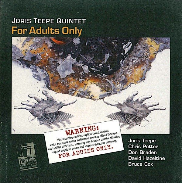 Joris Teepe Quintet – For Adults Only (2000), Ophalen of Verzenden, Zo goed als nieuw, Jazz, Album