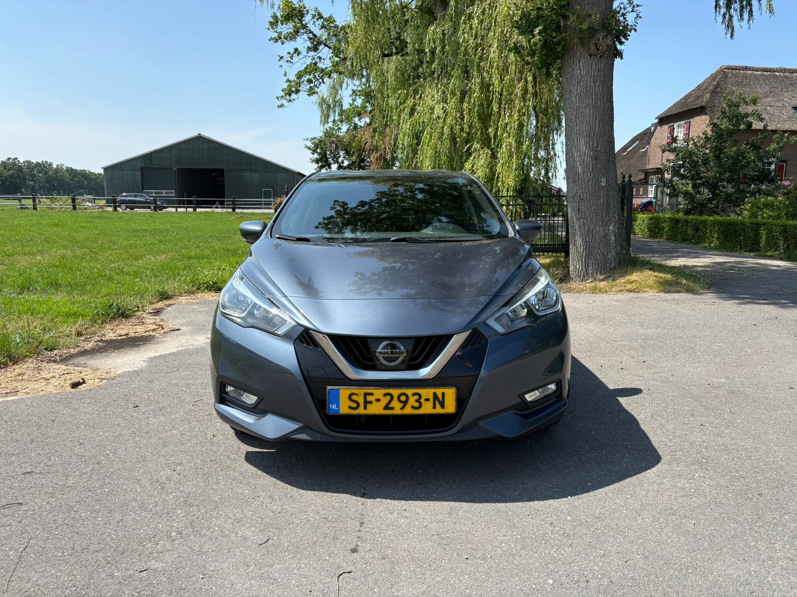 Nissan Micra 0.9 Ig-t 90pk 2018 Grijs, Auto's, Voorwielaandrijving, Stof, 40 €/maand, 525 kg