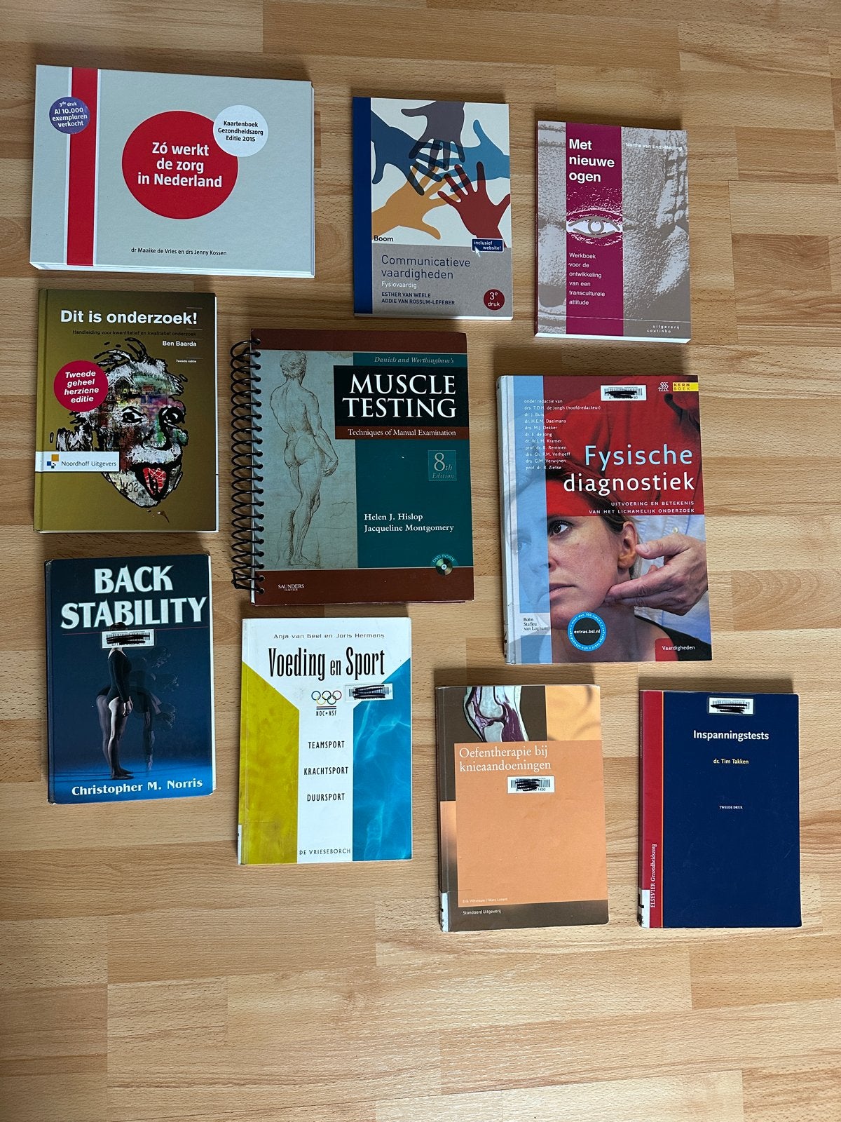 Diverse studieboeken Fysiotherapie, Ophalen of Verzenden, Beta, Zo goed als nieuw, HBO