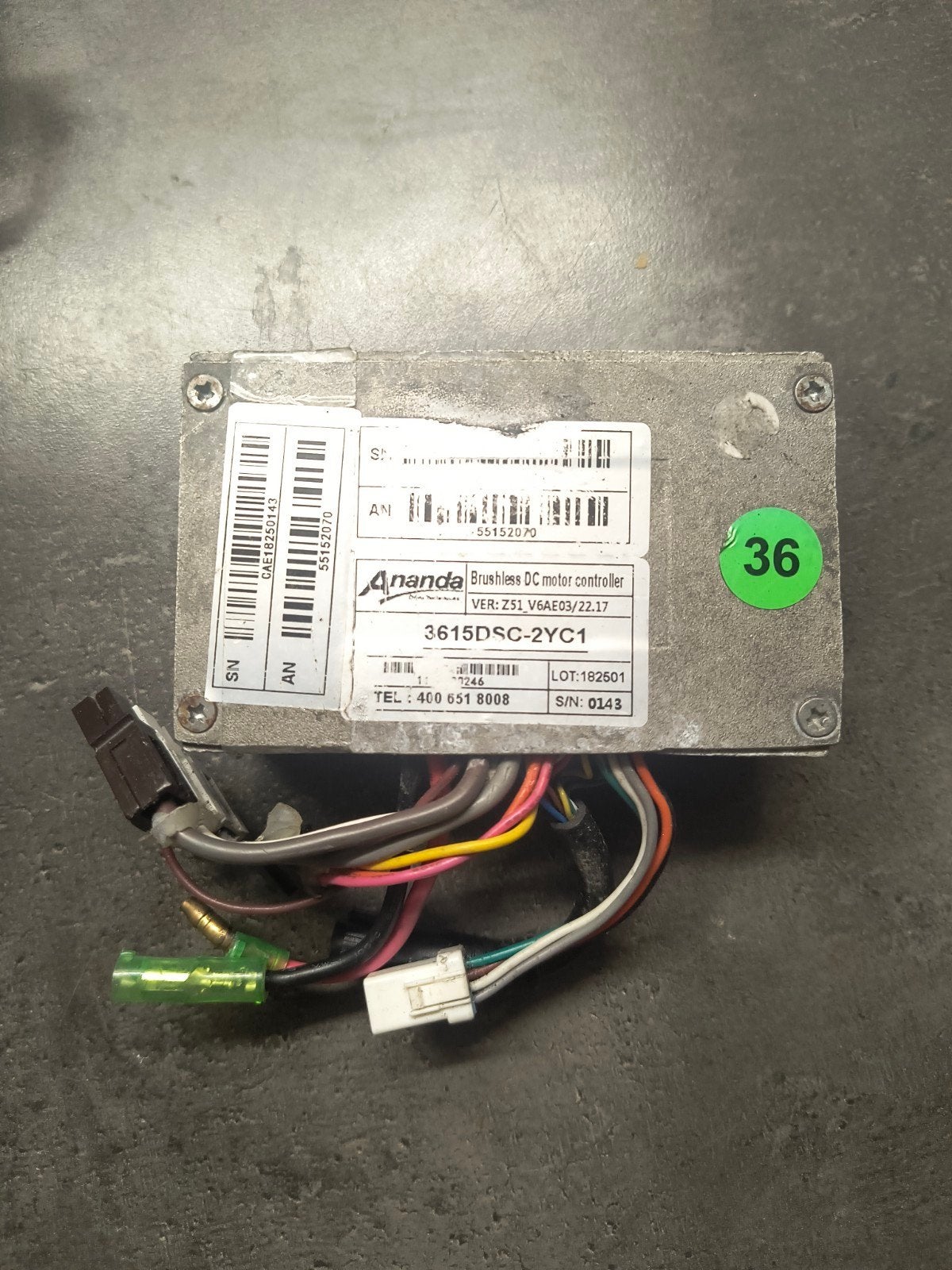 Batavus milano monaco 36v controller ananda elektrische bike, Gebruikt, Batavus, Motor, Aluminium