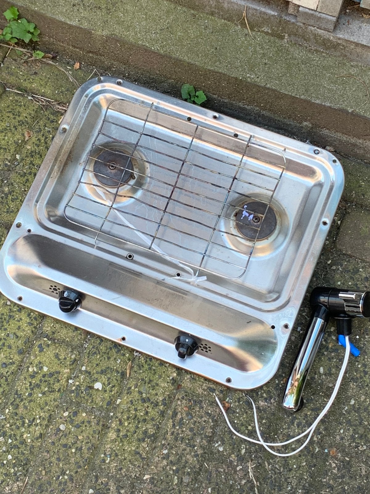 Camper kookstel gasstel, Ophalen of Verzenden, Gebruikt