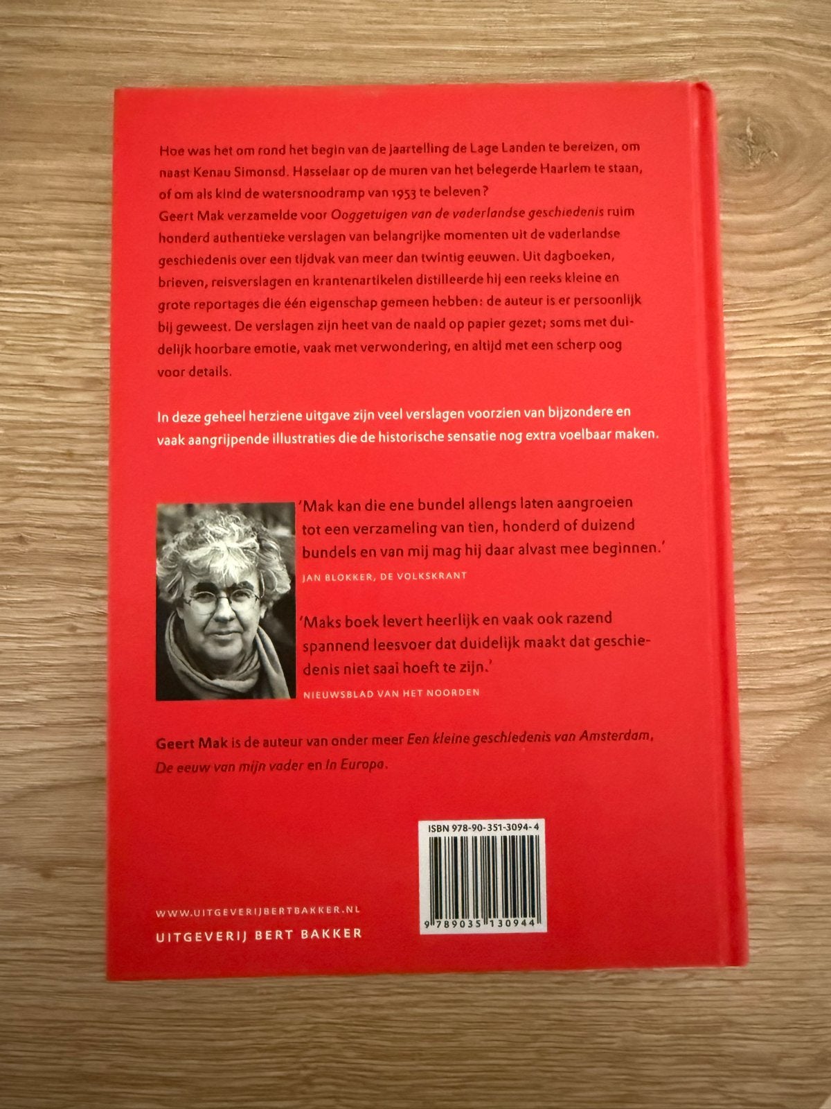 Ooggetuigen - Geert Mak, Ophalen of Verzenden, 20e eeuw of later, Zo goed als nieuw