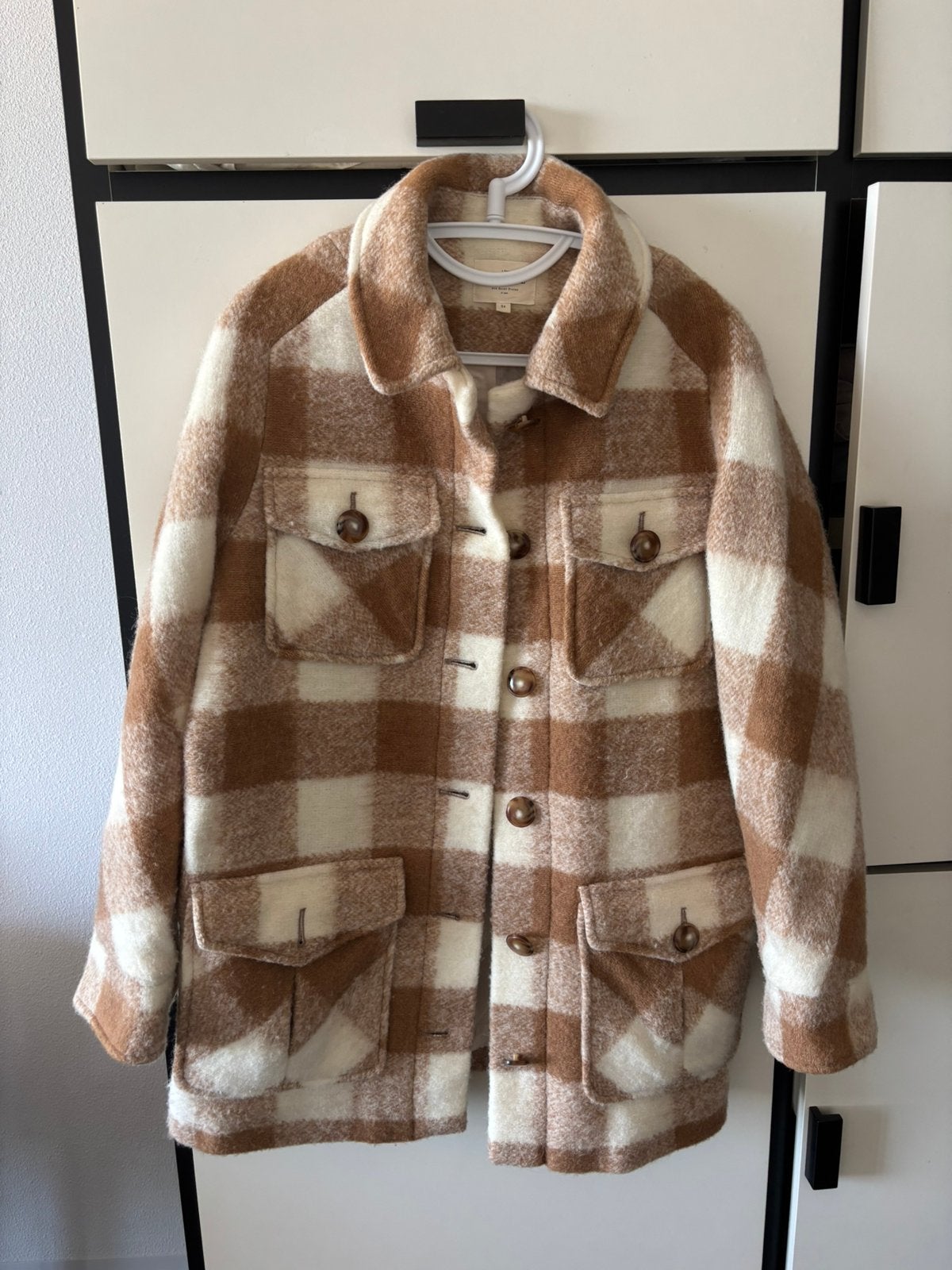 Sezane wool coat, Ophalen of Verzenden, Zo goed als nieuw, Maat 34 (XS) of kleiner