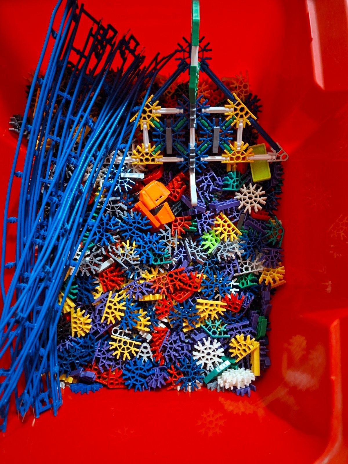 Grote partij K'nex bouwblokken en onderdelen, Ophalen, Gebruikt, K'nex