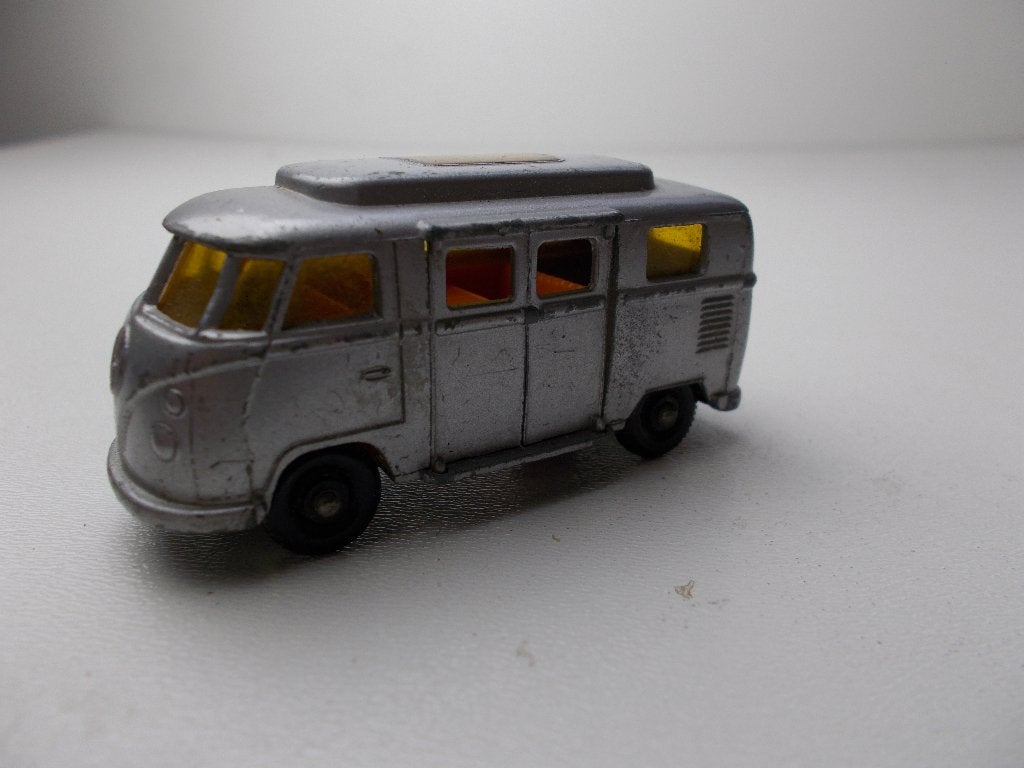 1967 Lesney Matchbox No 34. VOLKSWAGEN CAMPER +DEURTJES! (C), Hobby en Vrije tijd, Modelauto's | 1:87, Ophalen of Verzenden, Zo goed als nieuw