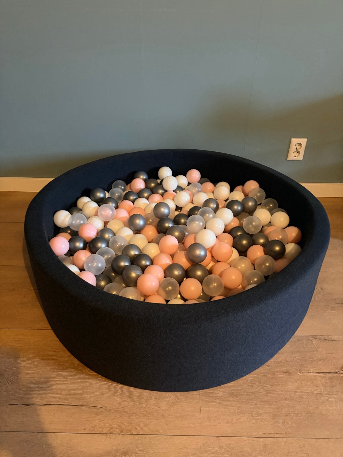 Grote ballenbak 110x110cm - Zachte stoffen bak, Kinderen en Baby's, Speelgoed | Babyspeelgoed, Ophalen, Zo goed als nieuw, Overige typen