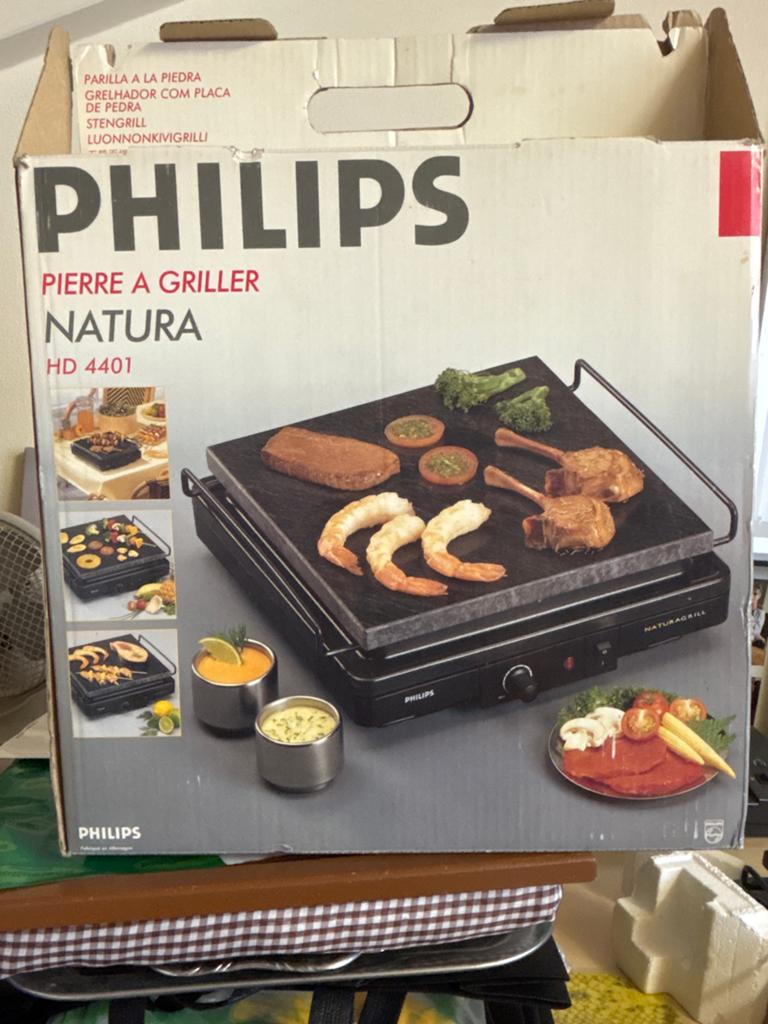 Philips Steengrill HD 4401 - Zo goed als nieuw, Ophalen of Verzenden, Zo goed als nieuw