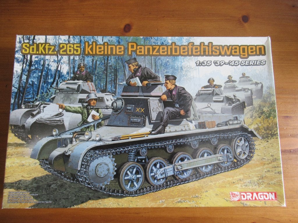 Sd.Kfz.265 Pz.I Befehlswagen (Dragon 1/35) + Eduard PE, Overige merken, Tank, 1:32 tot 1:50, Ophalen of Verzenden