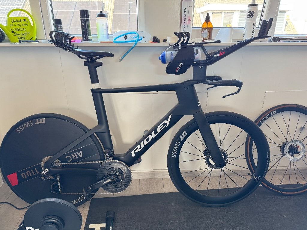 Ridley triton fast triathlon fiets frameset L, Carbon, Zo goed als nieuw, Meer dan 20 versnellingen, 53 tot 57 cm