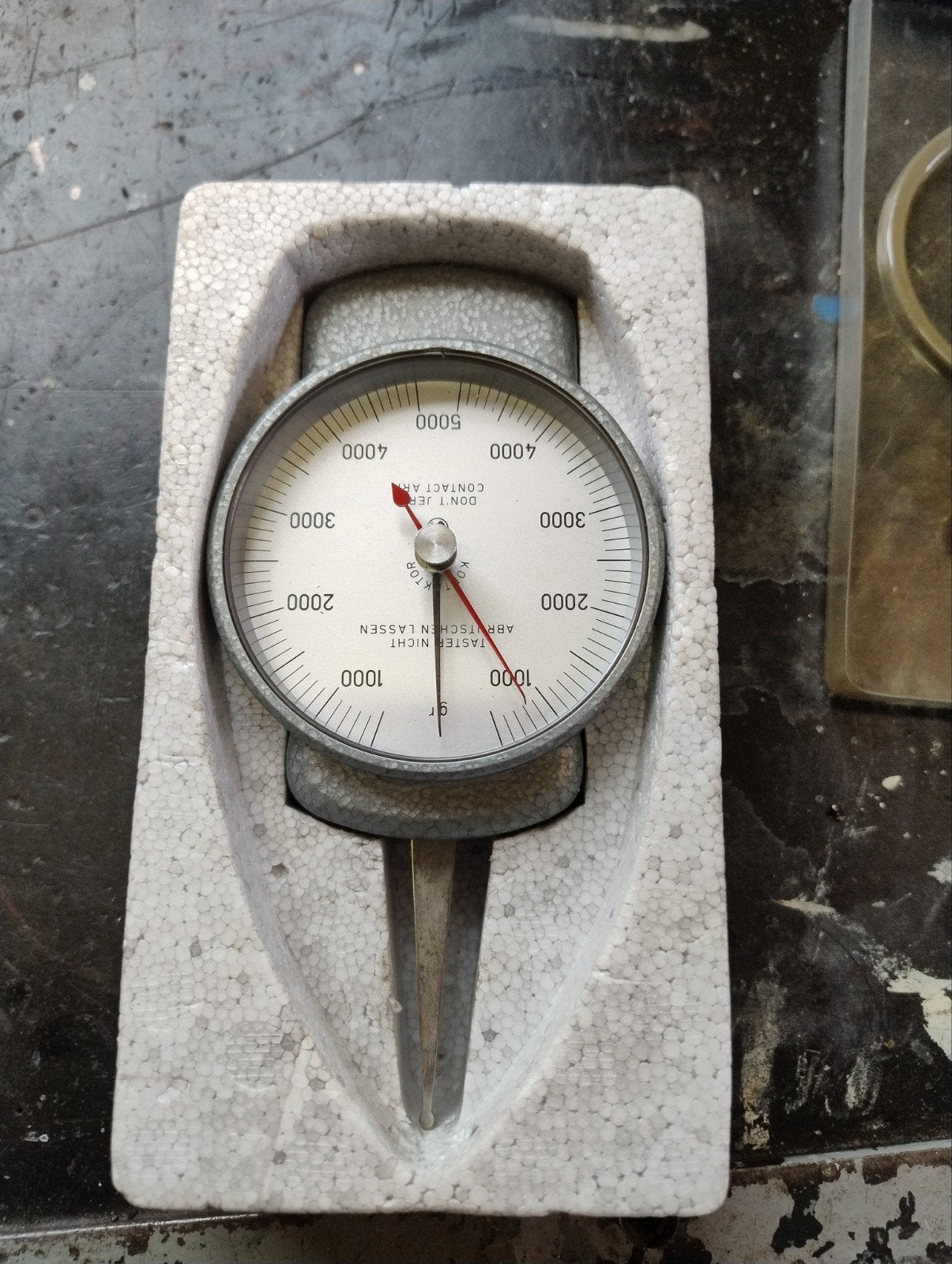 Vintage veerwegmeter / krachtmeter - zo goed als nieuw, Antiek en Kunst, Ophalen of Verzenden