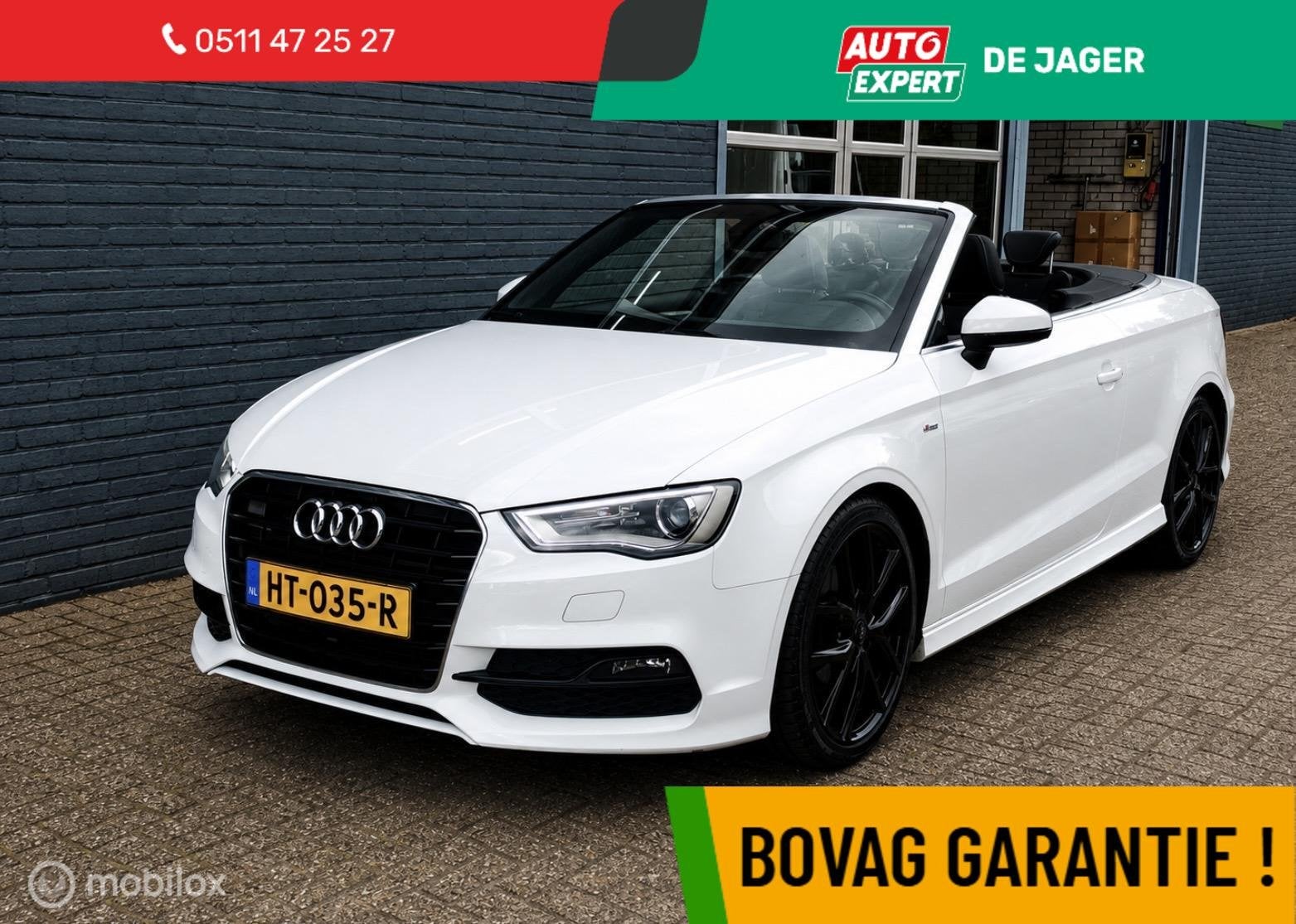 Audi A3 Cabriolet 1.4 TFSI S-Tronic S_Line, Auto's, 12 maanden, Gebruikt, 4 cilinders, 4 stoelen