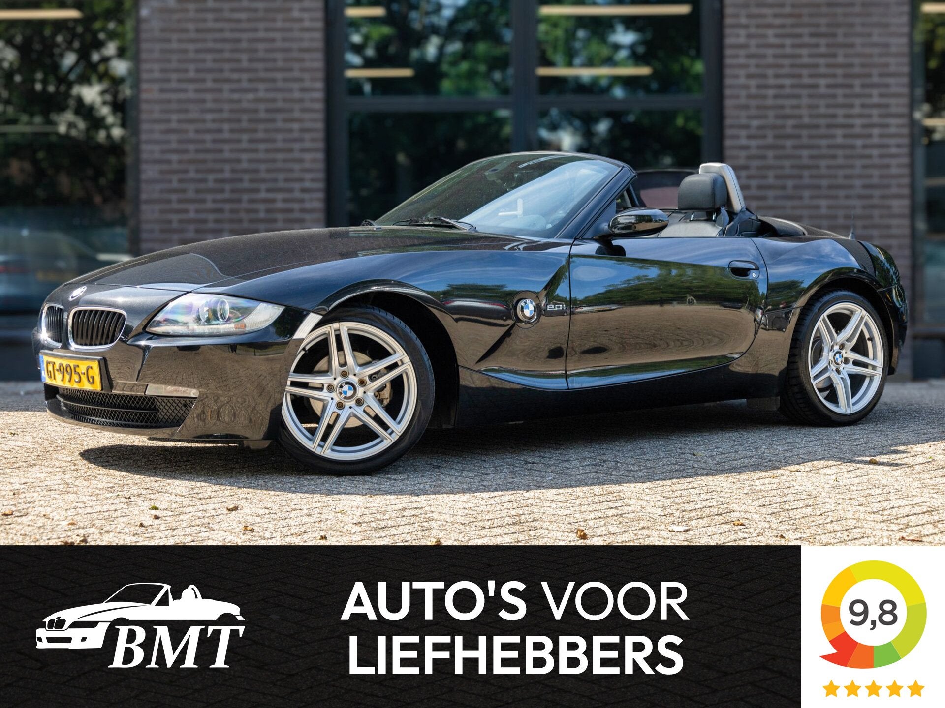 BMW Z4 Roadster 2.0i Introduction (bj 2006), Auto's, 13 km/l, Zwart, Zwart, Leder