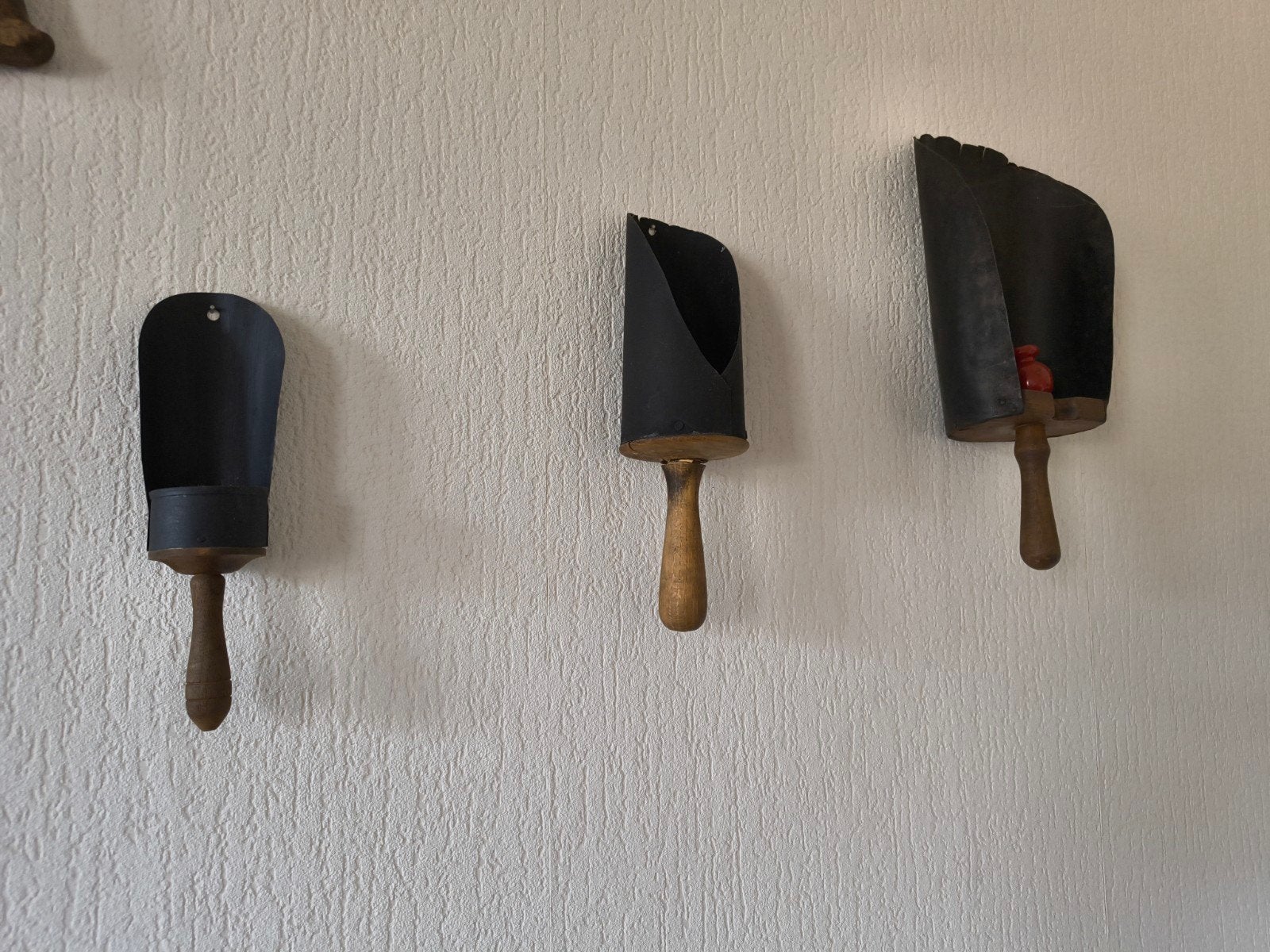 Antieke kolenschep met houten handvat - Decoratief, Ophalen of Verzenden