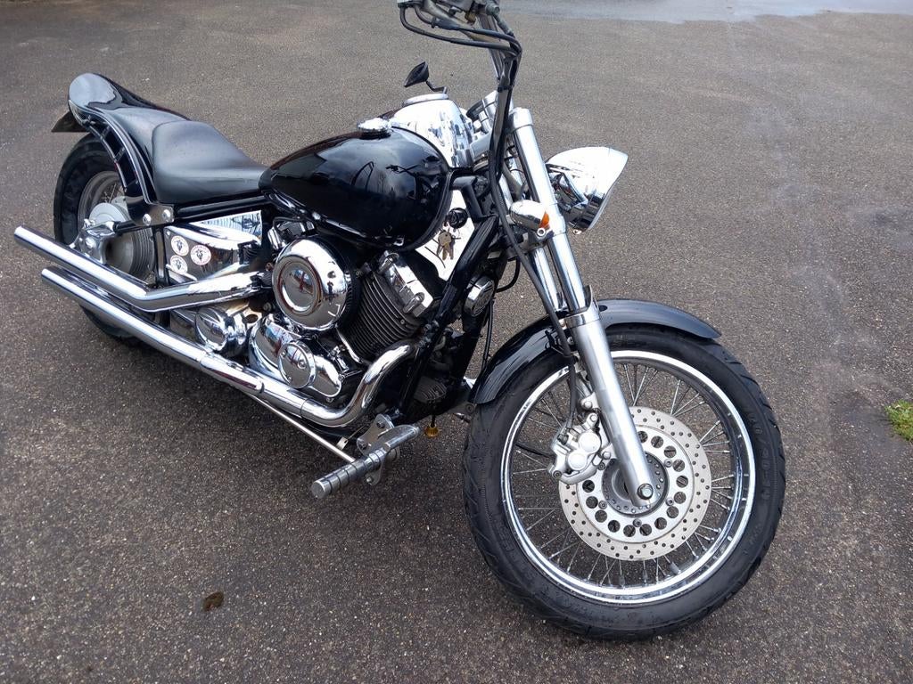 Yamaha Dragstar 650 Custom Chopper, 2 cilinders, Gebruikt, Particulier, Meer dan 35 kW