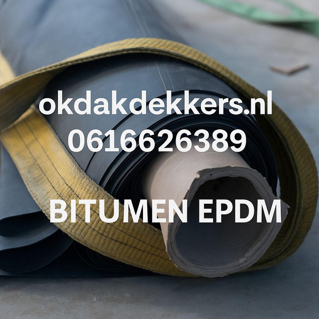 Dakdekker bitumen epdm zinkwerk reparatie dakpannen, Overige materialen, Zwart, Nieuw, Ophalen of Verzenden