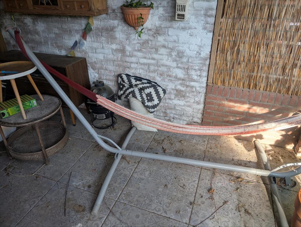 Hangmat standaard, Ophalen, Meerpersoons, Zo goed als nieuw, Met standaard