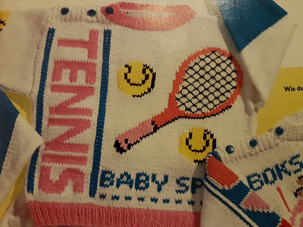 Tennis trui breipatroon, Ophalen of Verzenden, Zo goed als nieuw, Breien, Patroon of Boek