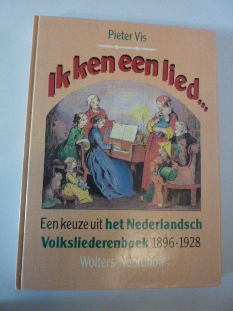 Pieter Vis - Ik ken een lied, volksliederenboek, Verzenden, Zo goed als nieuw
