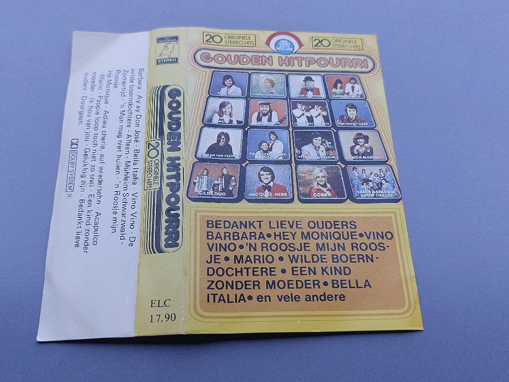GOUDEN HITPOURRI (MC), Ophalen of Verzenden, Zo goed als nieuw, Origineel, 1 bandje
