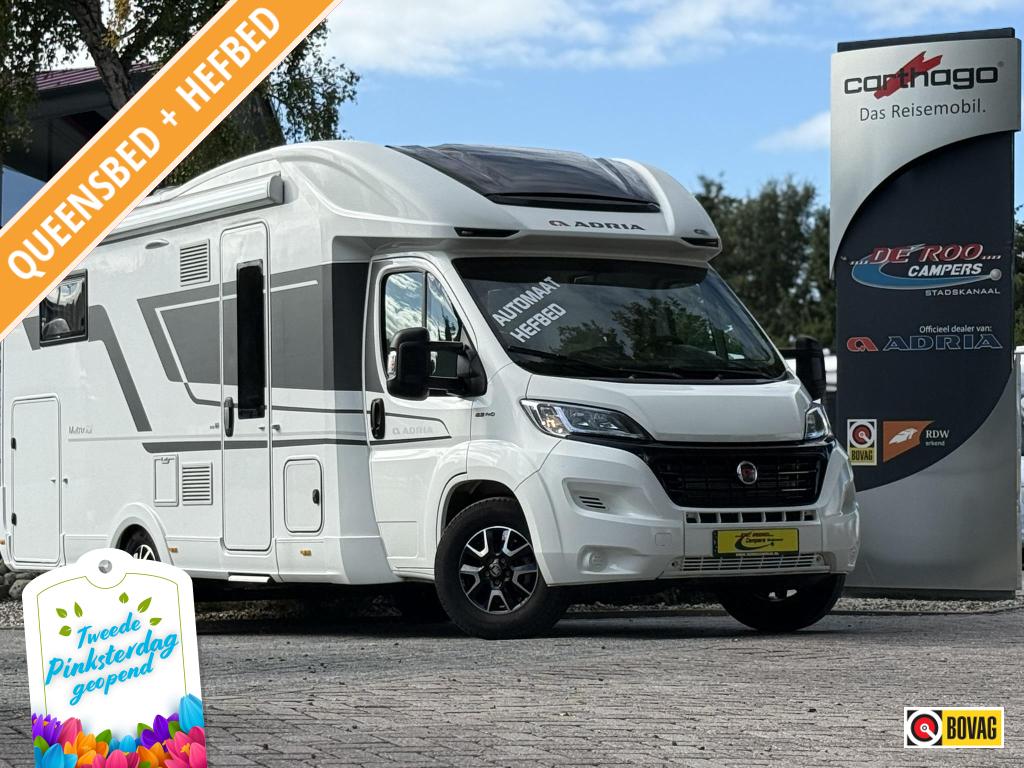Adria Matrix Plus 670 SC Queensbed - AUTOMAAT 9-traps, Caravans en Kamperen, Automaat, Standaard zit, Afzuigkap, 7 tot 8 meter