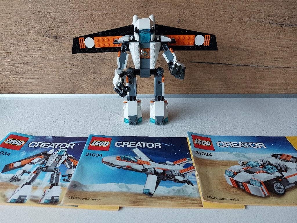 Lego Creator 31034 - Ruimte Robot (3in1), Lego, Ophalen of Verzenden, Zo goed als nieuw, Inclusief accessoires