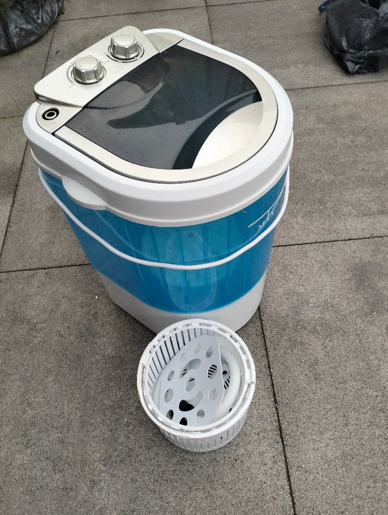 Camping wasmachine, Caravans en Kamperen, Kampeeraccessoires, Ophalen, Zo goed als nieuw