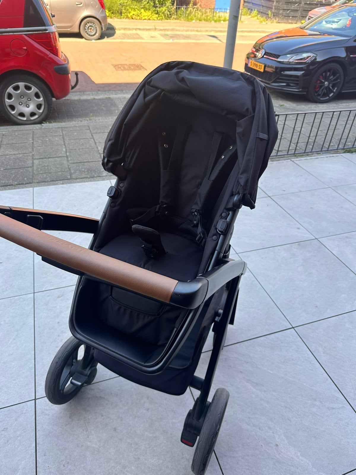 Dubatti Kinderwagen - Two 2-in-1 - Black/Carbon Black, Ophalen, Zo goed als nieuw, Overige merken, Met reiswieg