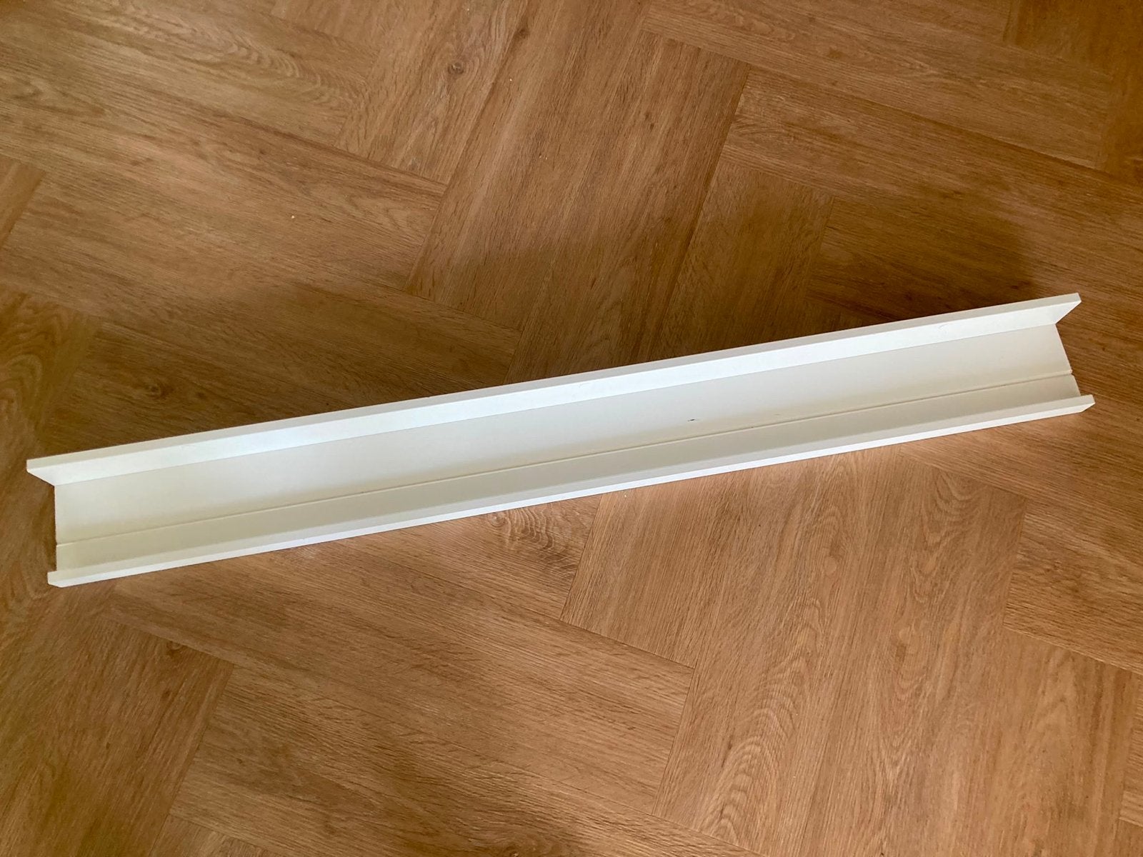 IKEA MOSSLANDA Schilderijenplank wit, 115 cm, Ophalen of Verzenden, Gebruikt