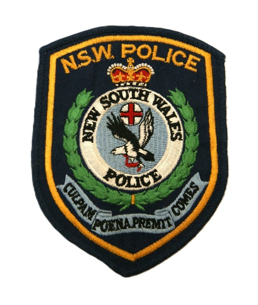 Patch / Embleem Police Politie New South Wales Australie, Ophalen of Verzenden, Marechaussee, Overige gebieden, Embleem of Badge