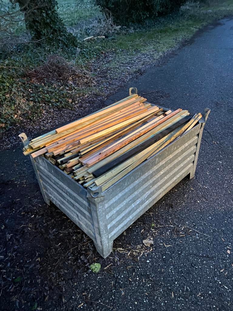 1 Kuub hout, Ophalen
