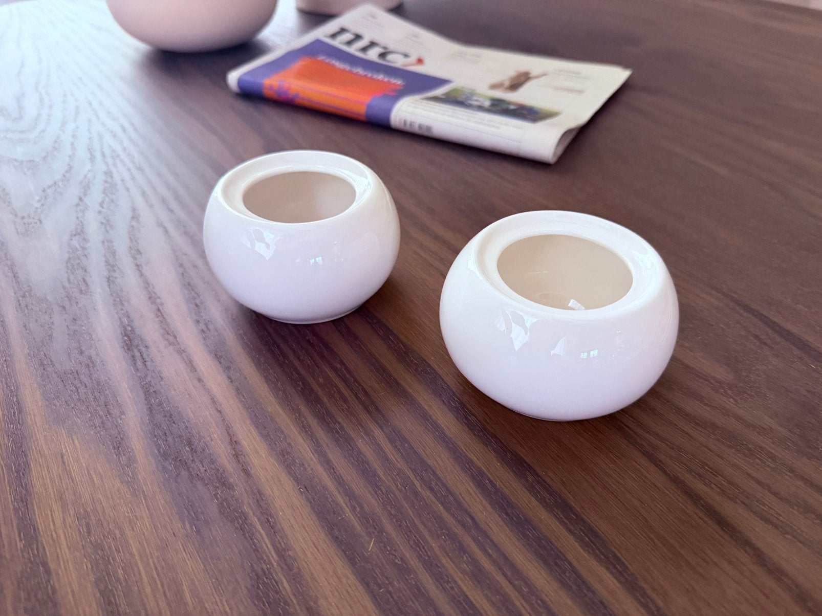 Dille & Kamille Porseleinen Potjes 2 Stuks Fine Porcelain, Ophalen of Verzenden, Zo goed als nieuw