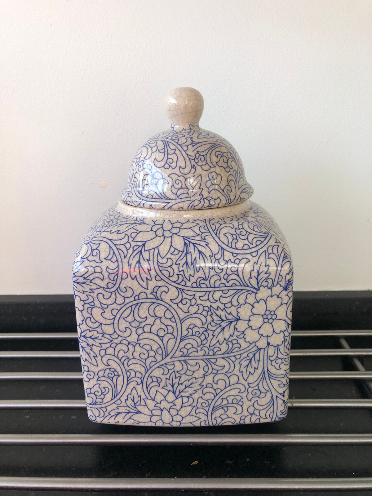 Voorraadpot, stolppot. Prachtige kleuren!, Ophalen, Overige typen, Zo goed als nieuw, Overige stijlen